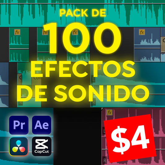 Pack de 100 Efectos de Sonido