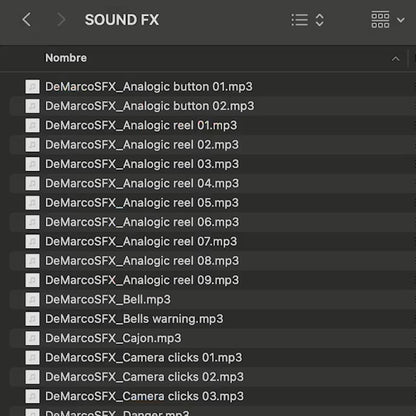 Pack de 100 Efectos de Sonido